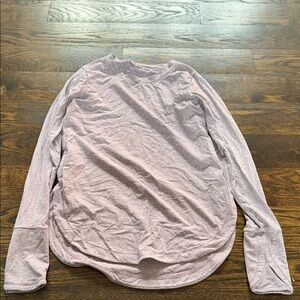 Athleta Women's Light Pink Long Sleeve Top